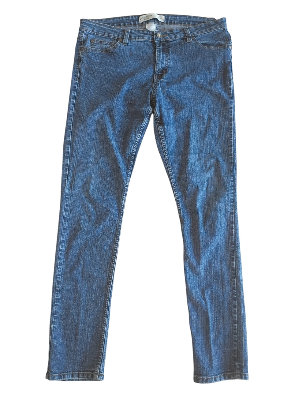 Canyon River Blues Women's Straight Leg Jeans - Dark Blue SZ 12 Modern Skinny